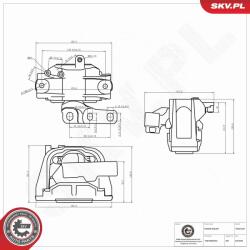 ESEN SKV Suport motor ESEN SKV 75SKV324 (75SKV324)