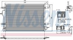 NISSENS Condensator, Climatizare 94583 Audi A4 B6/A6 C5 (94583)