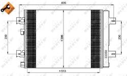NRF Condensator, Climatizare 35947 Dacia Duster/Logan/Logan Pick-Up/Sandero (35947)