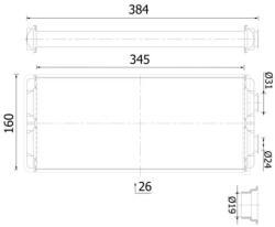 MAHLE Schimbator Caldura, Incalzire Habitaclu Ah296000S Mercedes-Benz Atego/Atego 2