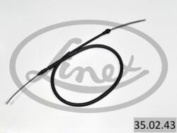 LINEX Cablu, Frana De Parcare Dreapta 35.02. 43 Renault Clio Ii/Clio Symbol I/Symbol Ii