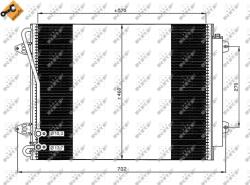 NRF Condensator, Climatizare 35613 Vw Cc B7/Passat Alltrack B7/Passat B6/Passat B7 (35613)