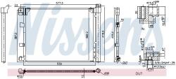 NISSENS Condensator, climatizare NISSENS ** FIRST FIT ** 940850 (940850)