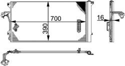 MAHLE Condensator, climatizare MAHLE BEHR *** PREMIUM LINE *** AC 659 000P (AC 659 000P)
