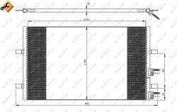 NRF Condensator, Climatizare 35846 Ford Transit/Transit Tourneo (35846)