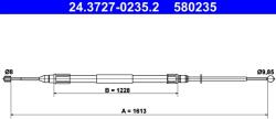 ATE Cablu, Frana De Parcare 24.3727-0235.2 Bmw X3 (24.3727-0235.2)