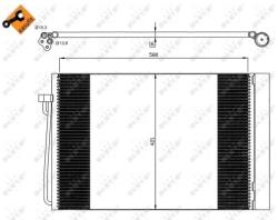 NRF Condensator, Climatizare 35537 Bmw 5/6/7 (35537)