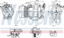 NISSENS Compresor, climatizare NISSENS ** FIRST FIT ** 891016 (891016)