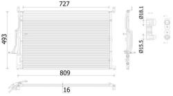 MAHLE Condensator, climatizare MAHLE BEHR AC 908 000S (AC 908 000S)