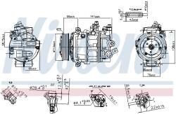 NISSENS Compresor, climatizare NISSENS ** FIRST FIT ** 890754 (890754)
