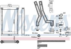 NISSENS Schimbator Caldura, Incalzire Habitaclu 707242 Mercedes-Benz Actros Mp4 / Mp5 (707242)
