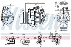 NISSENS Compresor, climatizare NISSENS ** FIRST FIT ** 890749 (890749)