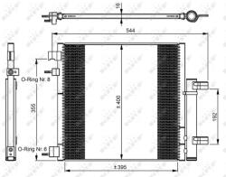 NRF Condensator, Climatizare 350048 Chevrolet Spark (350048)