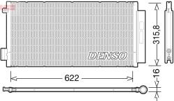 DENSO Condensator, climatizare DENSO DCN09044 (DCN09044) - automobilus