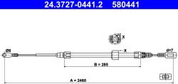 ATE Cablu, Frana De Parcare 24.3727-0441.2 Mercedes-Benz Sprinter 2-T/Sprinter 3-T