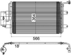 MAHLE Condensator, Climatizare Ac180000S Audi A3/Tt Seat Leon/Toledo Ii Vw Bora/Bora I