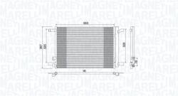 MAGNETI MARELLI Condensator, Climatizare 350203964000 Audi A1/A1 City Carver/A3/Q2/Q3/Tt Vw Taos (350203964000)