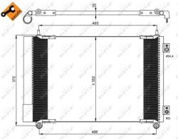 NRF Condensator, Climatizare 35899 Peugeot 206