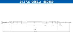 ATE Cablu, frana de parcare ATE 24.3727-0589.2 (24.3727-0589.2) - automobilus
