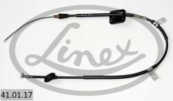 LINEX Cablu, frana de parcare LINEX 41.01. 17 (41.01.17)