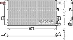 DENSO Condensator, climatizare DENSO DCN02001 (DCN02001) - automobilus