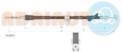 ADRIAUTO Cablu, Frana De Parcare Spate Dreapta 33.0206. 1 Opel Agila Suzuki Ignis I