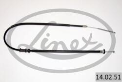 LINEX Cablu, frana de parcare LINEX 14.02. 51 (14.02.51)
