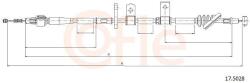 COFLE Cablu, frana de parcare COFLE 17.5028 (17.5028) - automobilus