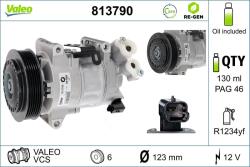 VALEO Compresor, climatizare VALEO RE-GEN REMANUFACTURED 813790 (813790)