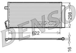 DENSO Condensator, Climatizare Dcn09018 Fiat Doblo