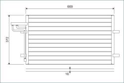 VALEO Condensator, climatizare VALEO 818046 (818046) - automobilus