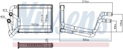 NISSENS Schimbator Caldura, Incalzire Habitaclu 707245 Hyundai I10 I/I10 Ii (707245)