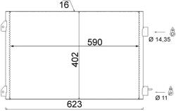 MAHLE Condensator, Climatizare Ac650000S Renault Clio Ii/Clio Symbol I/Symbol Ii (AC650000S)