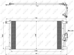 NRF Condensator, Climatizare 35640 Jaguar Xk 8 (35640)