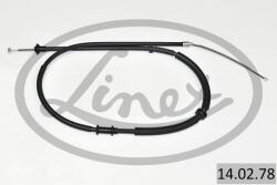 LINEX Cablu, frana de parcare LINEX 14.02. 78 (14.02.78) - automobilus