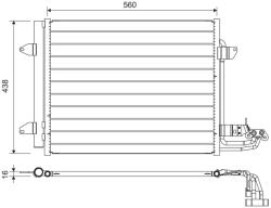 VALEO Condensator, Climatizare 817806 Vw Caddy Iii/Caddy Iii (2Ka, 2Kh, 2Ca, 2/Touran