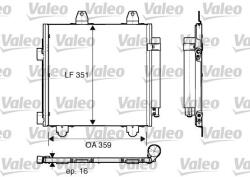 VALEO Condensator, climatizare VALEO 818013 (818013)