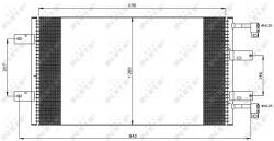 NRF Condensator, Climatizare 35505 Nissan Primastar Opel Vivaro A Renault Trafic Ii