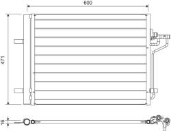 VALEO Condensator, Climatizare 814390 Ford C-Max/C-Max Ii/Focus Iii (814390)