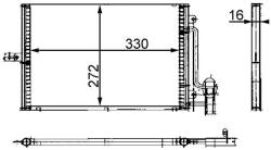 MAHLE Condensator, Climatizare Ac317000S Porsche 911/Boxster