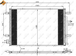 NRF Condensator, Climatizare 35841 Audi A4 B6/A4 B7