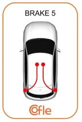 COFLE Cablu, Frana De Parcare Dreapta 10.7483 Vw Passat B3/B4/Passat B5/Passat B5.5
