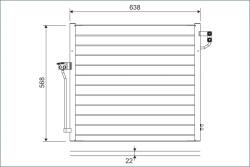 VALEO Condensator, Climatizare 822623 Mercedes-Benz Gl-Class/Gle/Gls/M-Class (822623)