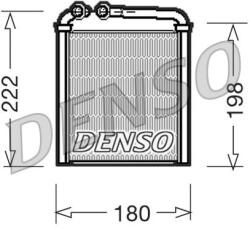 DENSO Schimbător de căldură, încălzire habitaclu DENSO DRR32005 (DRR32005) - automobilus
