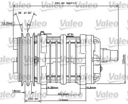 VALEO Compresor, climatizare VALEO NEW ORIGINAL PART 815841 (815841)