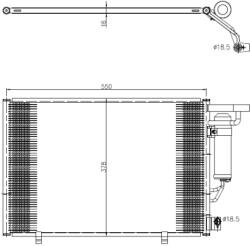 NRF Condensator, Climatizare 350456 Ford B-Max/Fiesta/Fiesta Vi/Ka+ Iii (350456)