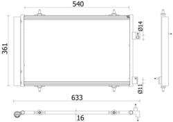 MAHLE Condensator, climatizare MAHLE BEHR *** PREMIUM LINE *** AC 922 000P (AC 922 000P)