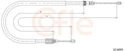 COFLE Cablu, frana de parcare COFLE 10.6699 (10.6699) - automobilus