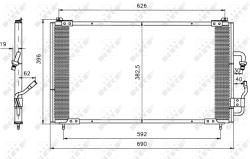 NRF Condensator, Climatizare 35153 Peugeot 406 (35153)