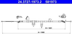 ATE Cablu, Frana De Parcare 24.3727-1973.2 Toyota Rav 4 Iii (24.3727-1973.2)